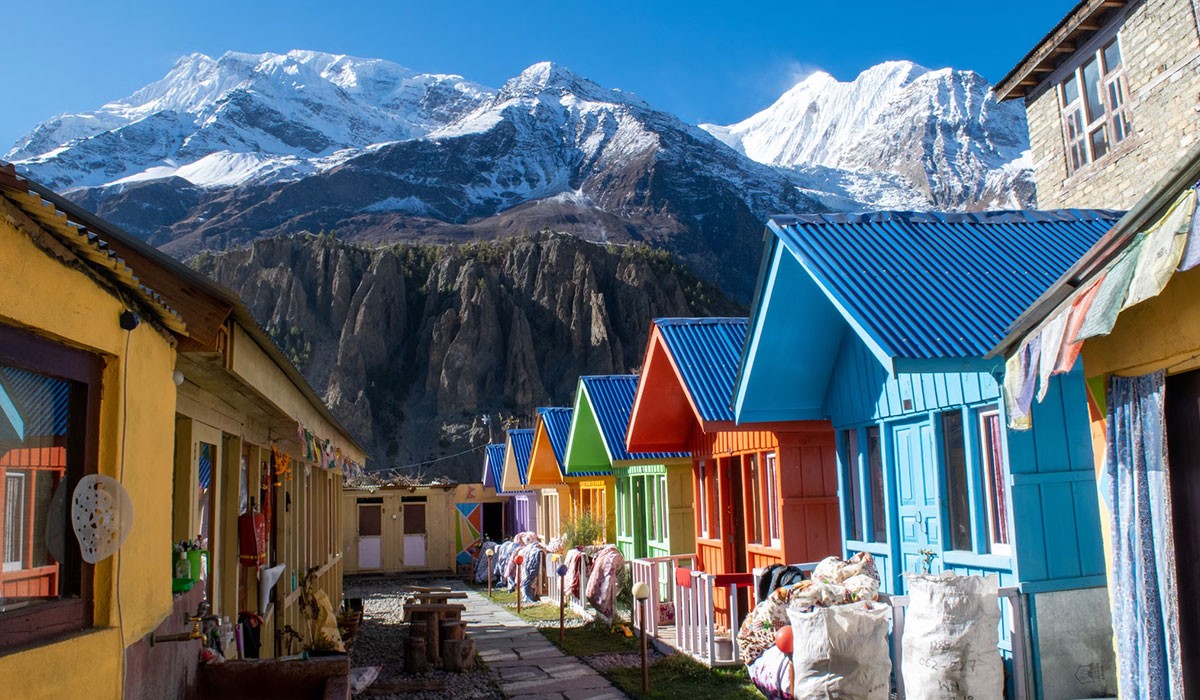 manang village in Annapurna Region